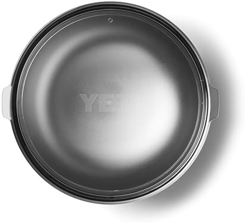 YETI RAMBLER 2 QUART WHITE STAINLESS STEEL BOWL WITH LID VACUUM INSULATED, STACKABLE NESTABLE