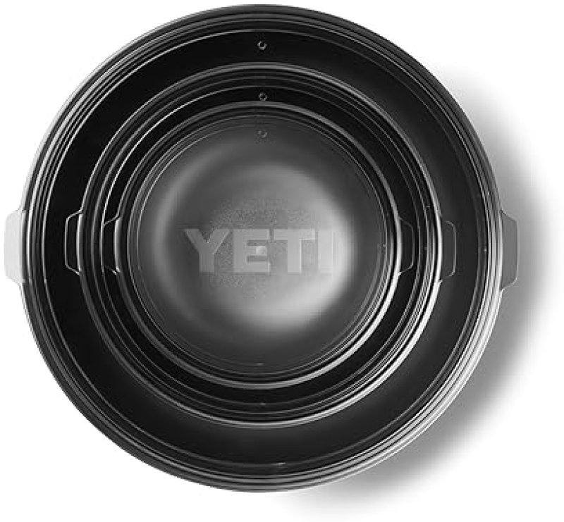 YETI RAMBLER 2 QUART WHITE STAINLESS STEEL BOWL WITH LID VACUUM INSULATED, STACKABLE NESTABLE