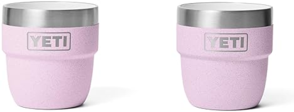YETI RAMBLER 4 OZ STAINLESS STEEL VACUUM INSULATED ESPRESSO CUPS, STACKABLE, 2 PACK