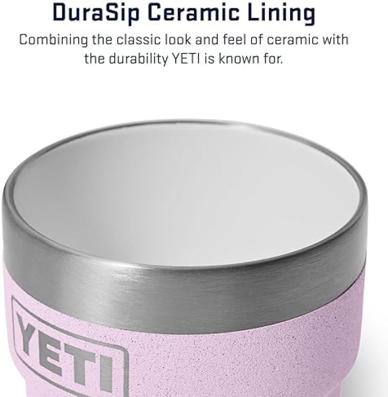 YETI RAMBLER 4 OZ STAINLESS STEEL VACUUM INSULATED ESPRESSO CUPS, STACKABLE, 2 PACK