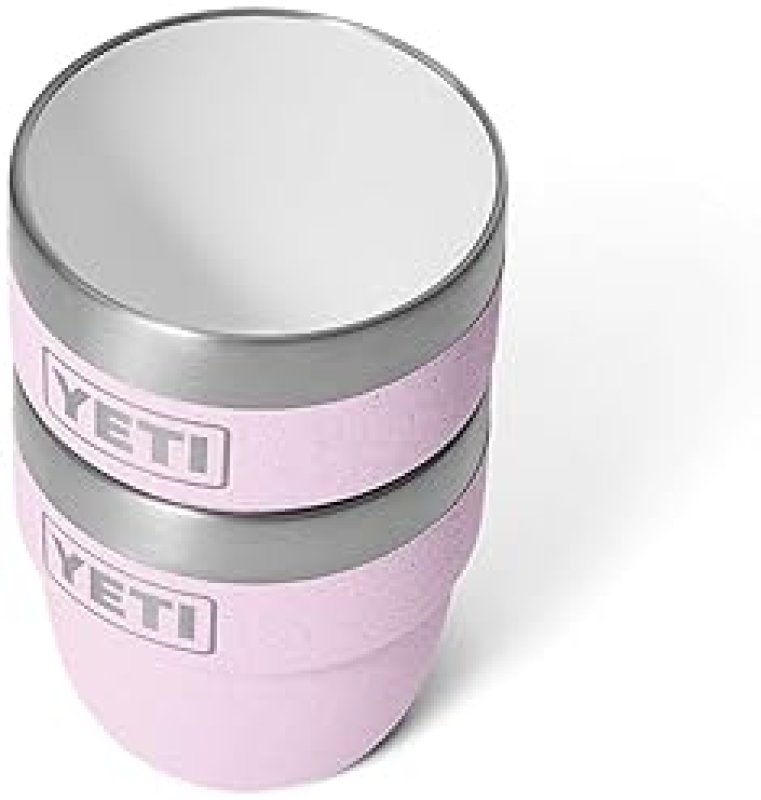 YETI RAMBLER 4 OZ STAINLESS STEEL VACUUM INSULATED ESPRESSO CUPS, STACKABLE, 2 PACK