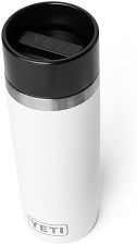 YETI RAMBLER 16 OZ STAINLESS STEEL TRAVEL BOTTLE - VACUUM INSULATED, LEAKPROOF WHITE CAP