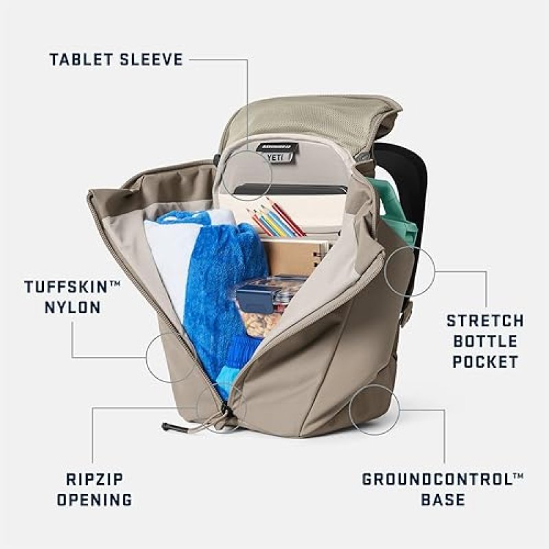 YETI RANCHERO 12L BACKPACK DURABLE ALL-DAY UTILITY PACK IN CHERRY BLOSSOM COLOR