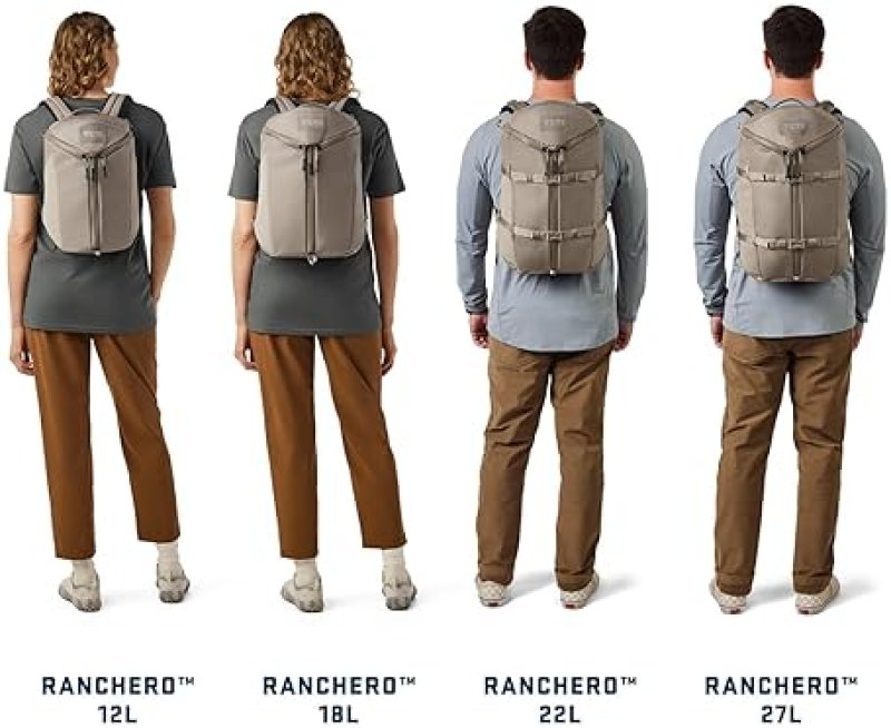 YETI RANCHERO 12L BACKPACK DURABLE ALL-DAY UTILITY PACK IN CHERRY BLOSSOM COLOR