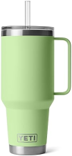 YETI RAMBLER 42 OZ STAINLESS STEEL TUMBLER WITH HANDLE STRAW LID, VACUUM INSULATED TRAVEL MUG KEY LI