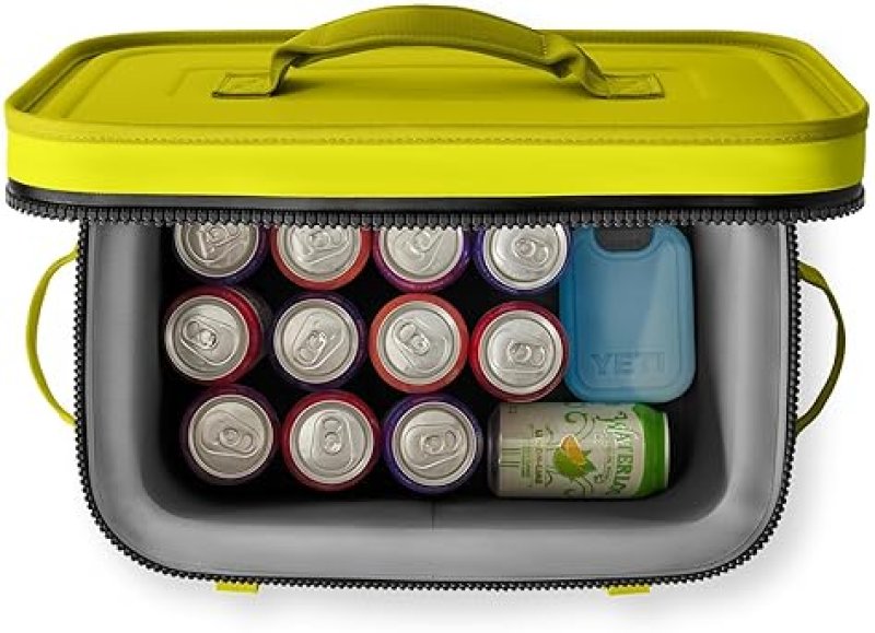 YETI HOPPER FLIP 18 PORTABLE SOFT COOLER DURABLE LEAKPROOF INSULATED COOLER BAG