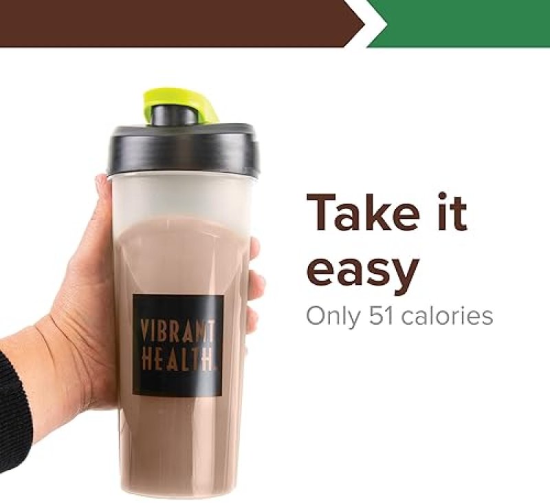 VIBRANT HEALTH VIBRANCE PLANT-BASED SUPERFOOD POWDER VEGAN CHOCOLATE COCONUT 25 SERVINGS BY VIBRANT HEALTH