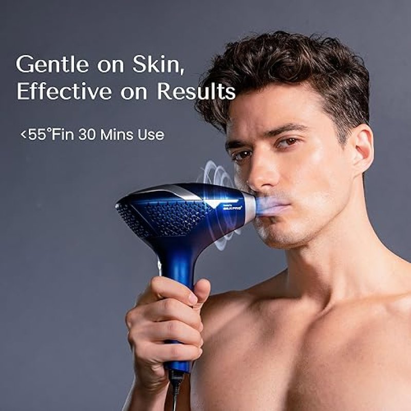 DERMRAYS 810NM DIODE LASER HAIR REMOVAL DEVICE FOR SKIN TONE 1-5 PERMANENT HOME HAIR REDUCTION