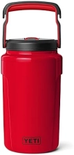 YETI SILO HALF GALLON INSULATED WATER JUG WITH STRAW CAP FENCE HOOK LEAKPROOF, LIGHTWEIGHT, ICE-COLD