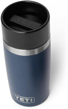 YETI RAMBLER 12 OZ NAVY STAINLESS STEEL TRAVEL BOTTLE, VACUUM INSULATED, LEAKPROOF CAP