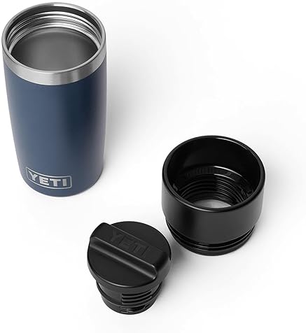 YETI RAMBLER 12 OZ NAVY STAINLESS STEEL TRAVEL BOTTLE, VACUUM INSULATED, LEAKPROOF CAP