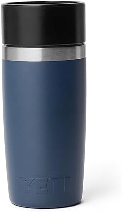 YETI RAMBLER 12 OZ NAVY STAINLESS STEEL TRAVEL BOTTLE, VACUUM INSULATED, LEAKPROOF CAP