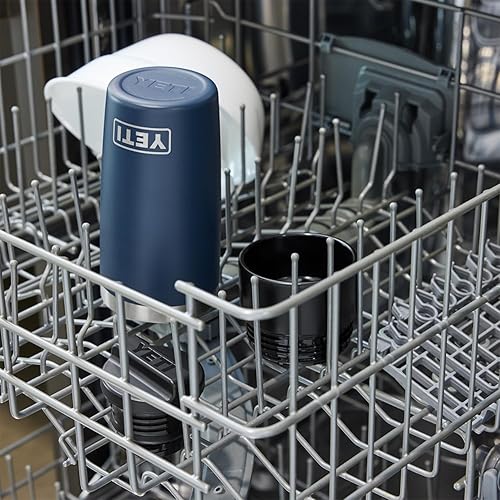 YETI RAMBLER 12 OZ NAVY STAINLESS STEEL TRAVEL BOTTLE, VACUUM INSULATED, LEAKPROOF CAP
