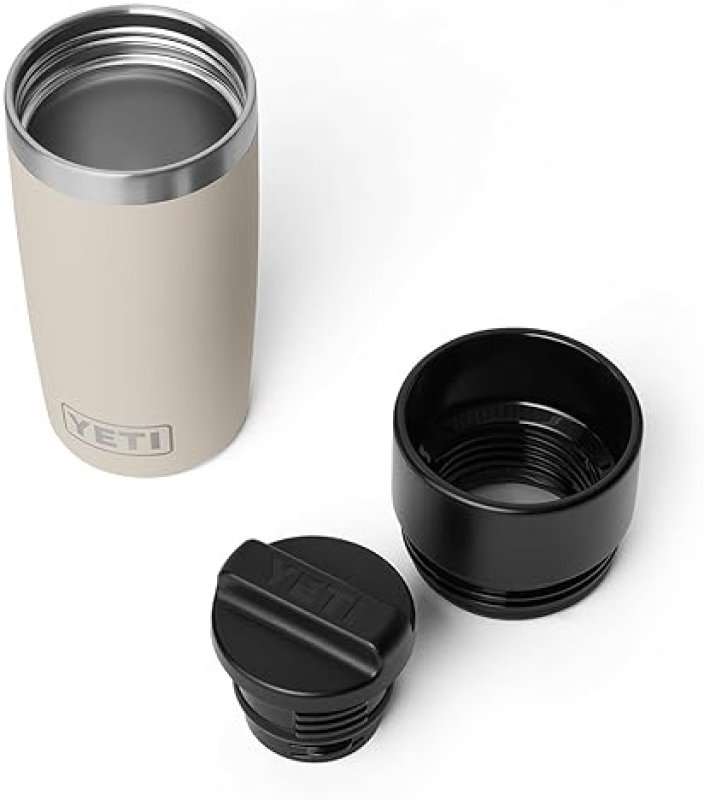 YETI RAMBLER 12 OZ STAINLESS STEEL TRAVEL BOTTLE, VACUUM INSULATED, LEAKPROOF COMMUTER CAP, CAPE TAU