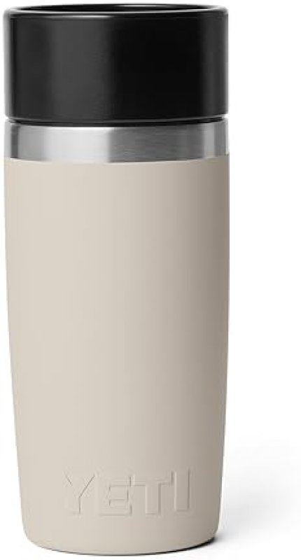 YETI RAMBLER 12 OZ STAINLESS STEEL TRAVEL BOTTLE, VACUUM INSULATED, LEAKPROOF COMMUTER CAP, CAPE TAU