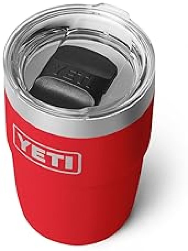 YETI RAMBLER 8 OZ INSULATED COFFEE MUG WITH LID STACKABLE, VACUUM INSULATED, DISHWASHER SAFE