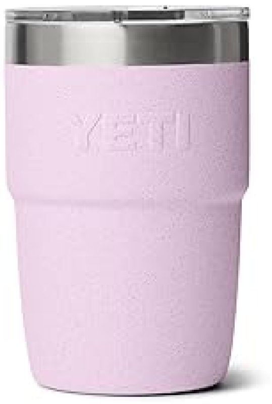 YETI RAMBLER 8OZ INSULATED COFFEE MUG WITH LID - STACKABLE, DOUBLE-WALL, STAINLESS STEEL, DISHWASHER