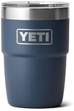YETI RAMBLER 8 OZ INSULATED COFFEE MUG WITH LID - STAINLESS STEEL, VACUUM INSULATED, DISHWASHER SAFE