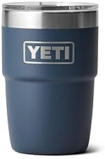 YETI RAMBLER 8 OZ INSULATED COFFEE MUG WITH LID - STAINLESS STEEL, VACUUM INSULATED, DISHWASHER SAFE