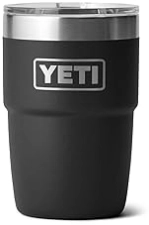 YETI RAMBLER 8OZ INSULATED COFFEE MUG WITH LID STACKABLE, DOUBLE-WALL VACUUM, DISHWASHER SAFE