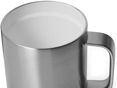 YETI RAMBLER 10 OZ STACKABLE CERAMIC LINED STAINLESS STEEL MUG WITH VACUUM INSULATED MAGSLIDER LID