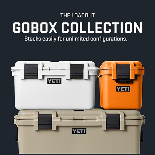 YETI LOADOUT 15 WATERPROOF GOBOX CARGO CASE - DRY BOX, CAMERA FISHING TACKLE STORAGE