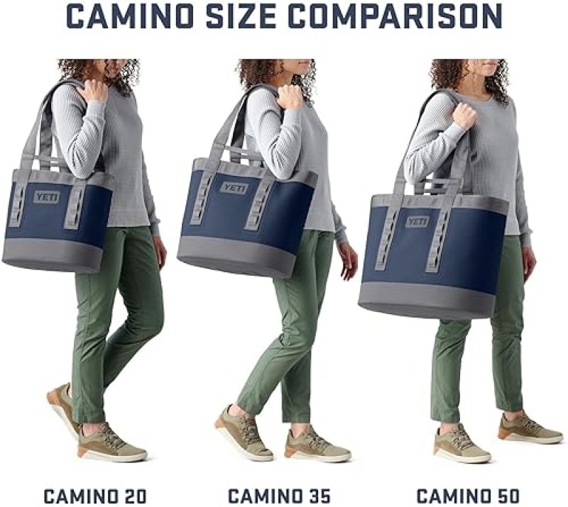 YETI CAMINO 20 CARRYALL UTILITY BAG WITH INTERNAL DIVIDERS DURABLE ALL-PURPOSE GEAR BAG