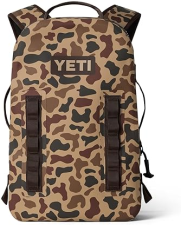 YETI PANGA 28 WATERPROOF AIRTIGHT SUBMERSIBLE BACKPACK IN WETLANDS CAMO DURABLE OUTDOOR GEAR