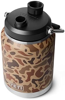 YETI RAMBLER 2.0 HALF GALLON JUG - VACUUM INSULATED, LEAKPROOF STAINLESS STEEL, WETLANDS CAMO
