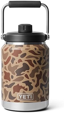 YETI RAMBLER 2.0 HALF GALLON JUG - VACUUM INSULATED, LEAKPROOF STAINLESS STEEL, WETLANDS CAMO