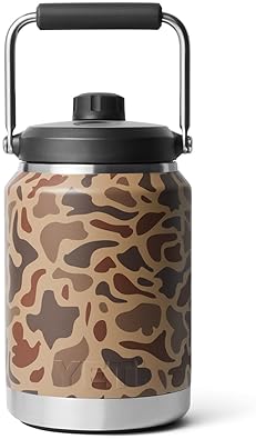 YETI RAMBLER 2.0 HALF GALLON JUG - VACUUM INSULATED, LEAKPROOF STAINLESS STEEL, WETLANDS CAMO