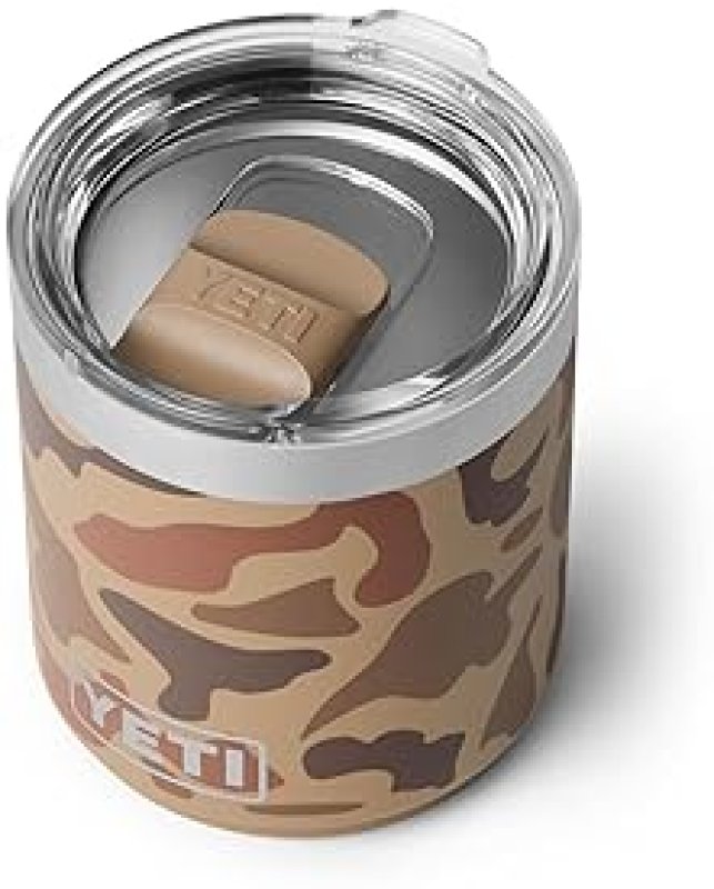 YETI RAMBLER 10 OZ STACKABLE LOWBALL 2.0 VACUUM INSULATED STAINLESS STEEL MUG WITH MAGSLIDER LID WET