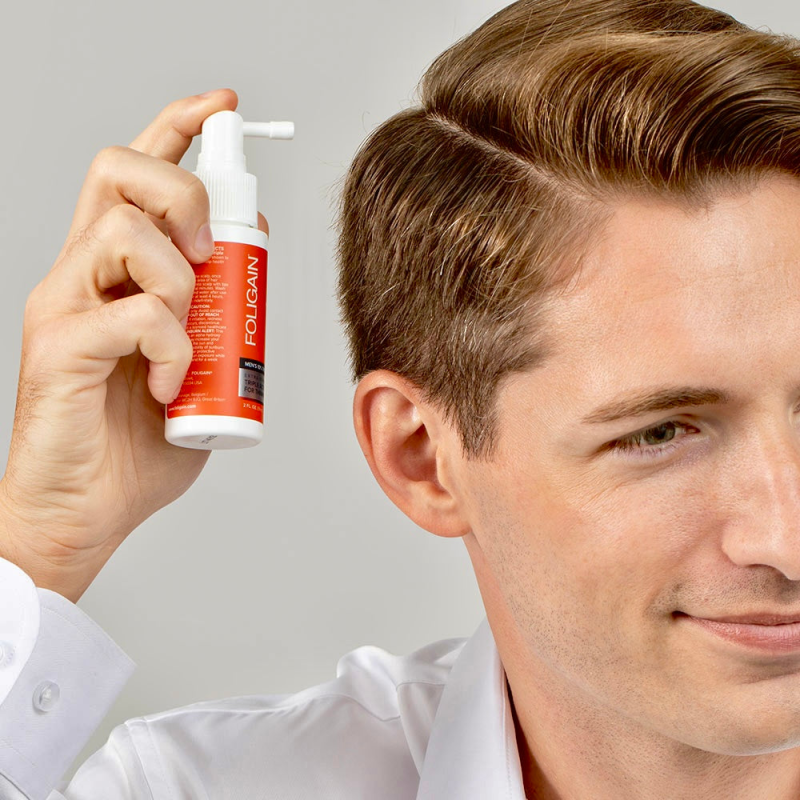 FOLIGAIN TRIPLE ACTION COMPLETE FORMULA FOR THINNING HAIR FOR MEN 10% TRIOXIDIL®