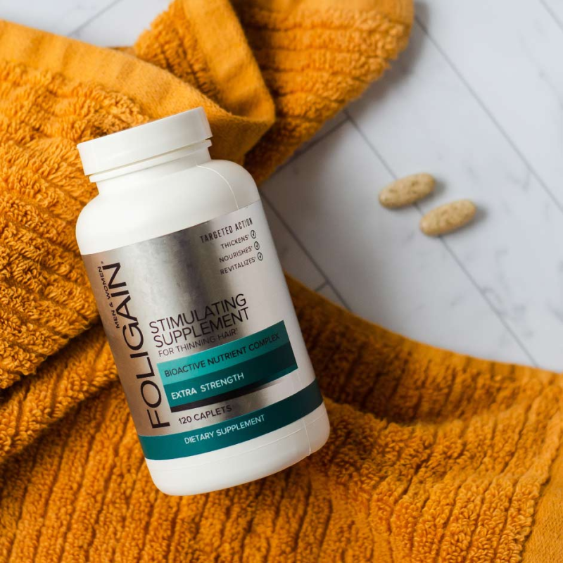 FOLIGAIN STIMULATING SUPPLEMENT FOR THINNING HAIR 60 CAPLETS