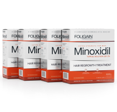 FOLIGAIN MINOXIDIL 5% HAIR REGROWTH TREATMENT FOR MEN 12 MONTH SUPPLY