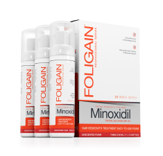 FOLIGAIN MINOXIDIL 5% HAIR REGROWTH FOAM FOR MEN 3 MONTH SUPPLY