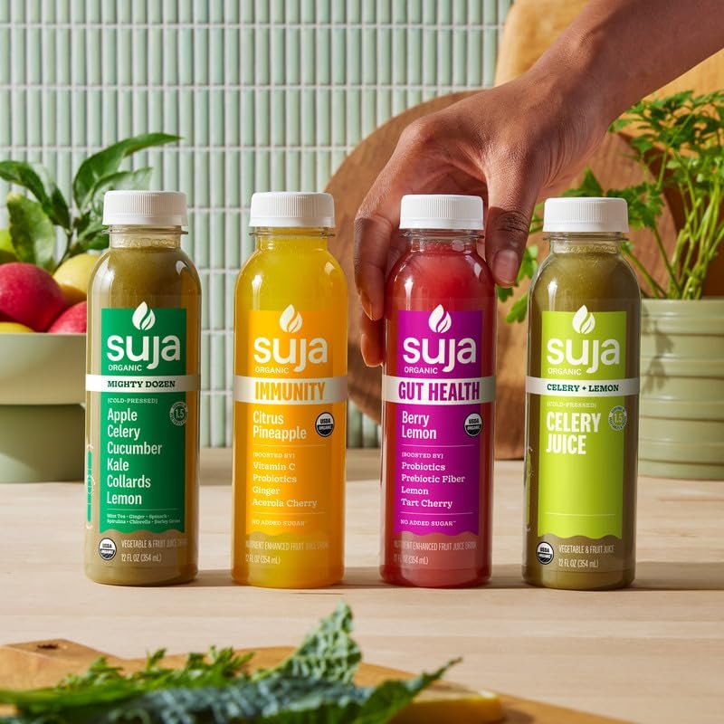 SUJA 3-DAY ORGANIC COLD-PRESSED JUICE CLEANSE - NO SUGAR, IMMUNE DIGESTIVE SUPPORT