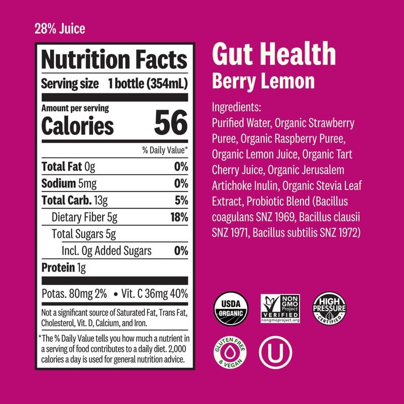 SUJA 3-DAY ORGANIC COLD-PRESSED JUICE CLEANSE NO ADDED SUGAR, IMMUNE DIGESTIVE SUPPORT
