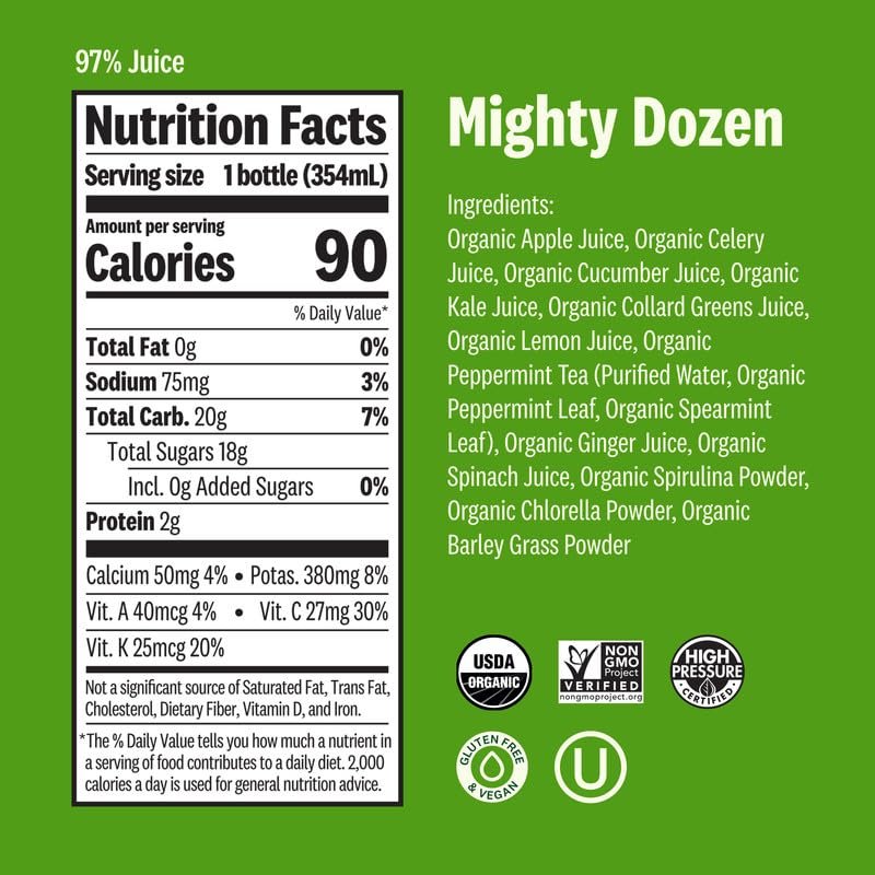 SUJA 6-DAY ORGANIC COLD-PRESSED JUICE DETOX CLEANSE SUGAR-FREE, IMMUNE DIGESTIVE SUPPORT