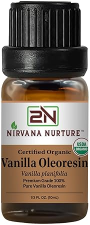 NIRVANA NURTURE USDA ORGANIC VANILLA OLEORESIN 100 PURE, NATURAL, PREMIUM GRADE, UNDILUTED EXTRACT
