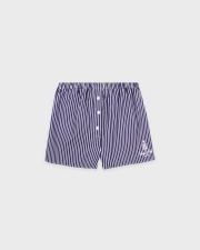 SPORTY&RICH VENDOME MINI BOXER - BLUE STRIPED