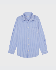 SPORTY&RICH SRC OVERSIZED SHIRT - BLUE STRIPED