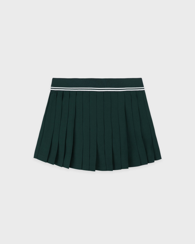 SPORTY&RICH SRC ABIGAIL SKIRT - FOREST/ECRU