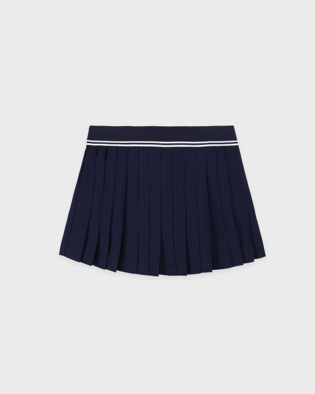 SPORTY&RICH SRC ABIGAIL SKIRT - NAVY/ECRU