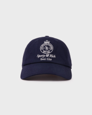 SPORTY&RICH CROWN TENNIS HAT - NAVY/WHITE