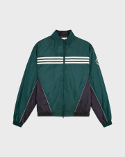 SPORTY&RICH ADIDAS WINDBREAKER - GREEN/FADED BLACK/PURPLE