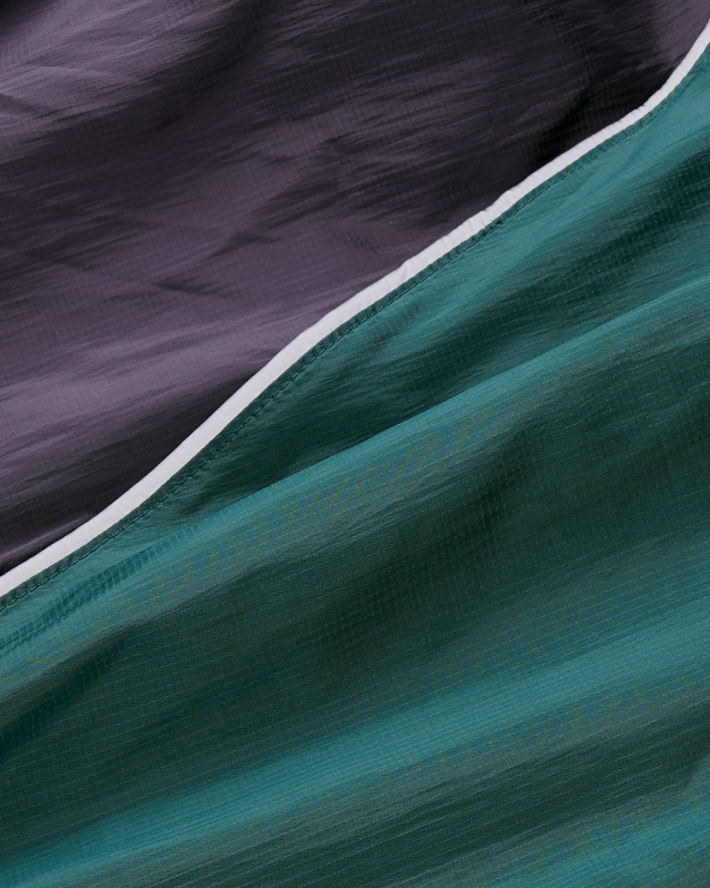 SPORTY&RICH ADIDAS WINDBREAKER - GREEN/FADED BLACK/PURPLE