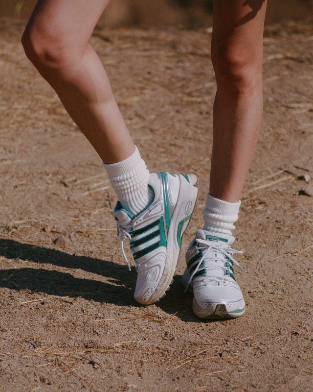SPORTY & RICH X ADIDAS ORIGINALS ADISTAR CONTROL 5 - WHITE/TEAL/BLACK