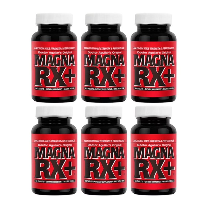 MAGNA RX PLUS BY DOCTOR AGUILAR ORIGINAL MALE ENHANCEMENT SUPPLEMENT, 6-MONTH SUPPLY