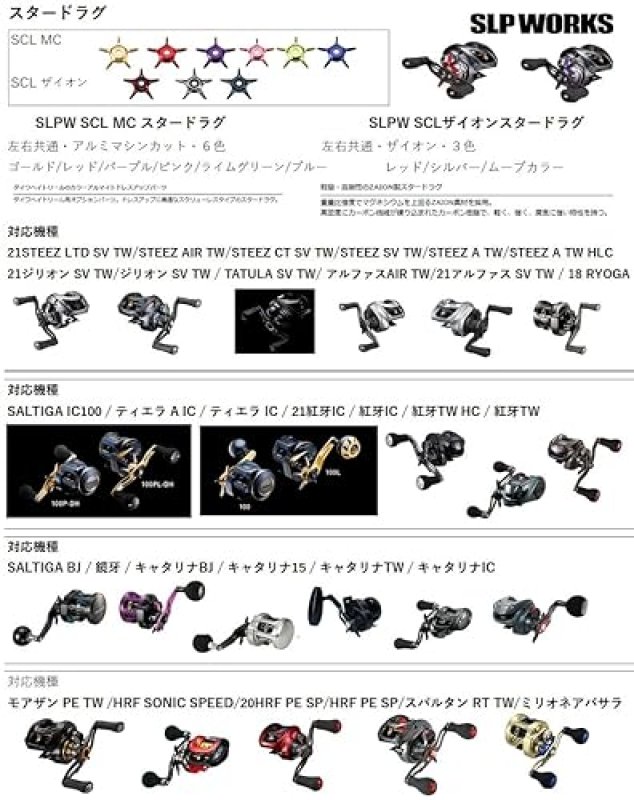 DAIWA SLP WORKS ZION STAR SCREWLESS DRAG BAITCASTING REEL FOR PRECISION FISHING